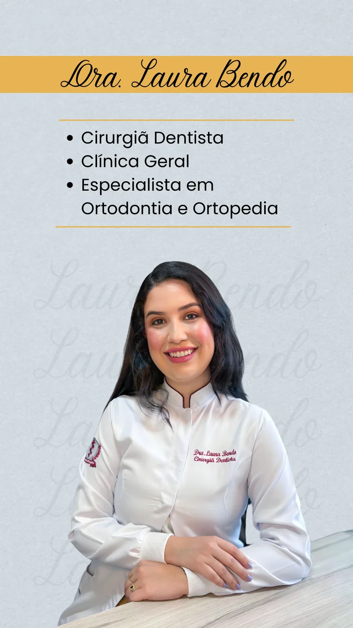 Dra. Laura Bendo, cirurgiã-dentista da CORA